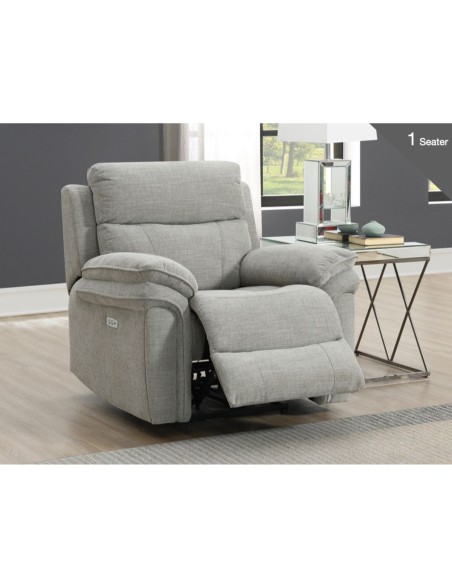 Harrow Electric Armchair - Light Grey