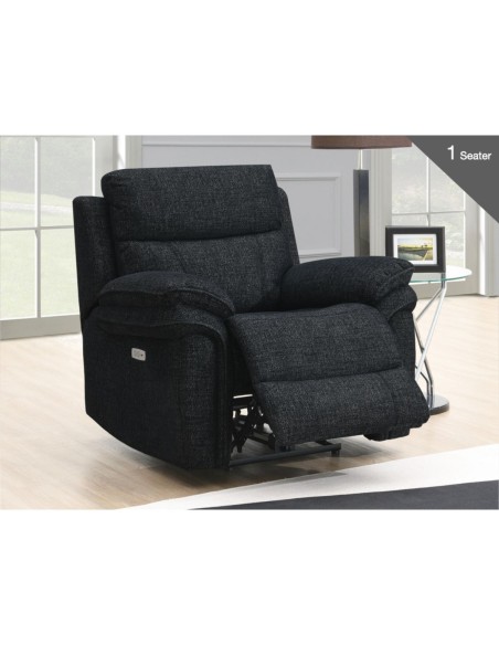 Harrow Electric Armchair - Black