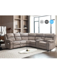 Morgan Electric Corner Sofa - Taupe