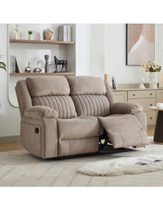 Morgan 2 Seater Recliner Sofa - Taupe