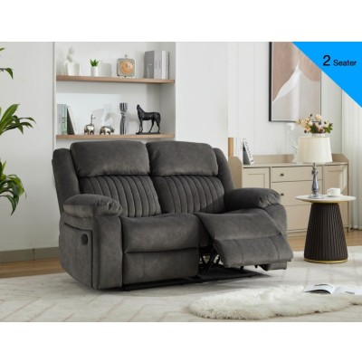 Morgan 3+2 Sofa Set - Iron
