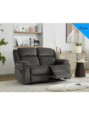 Morgan 3+2 Sofa Set - Iron