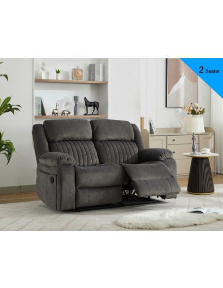 Morgan 3+2 Sofa Set - Iron