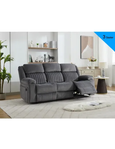 Morgan 3+2 Sofa Set - Slate Grey