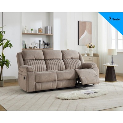 Morgan 3+2 Sofa Set - Taupe