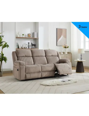 Morgan 3+2 Sofa Set - Taupe