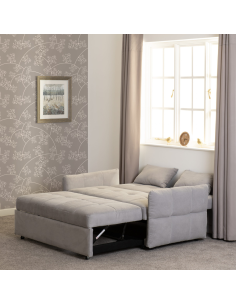 Chelsea Sofa Bed - Silver Grey Fabric 2