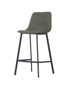 Retro Bar Stool - Pale Oyster