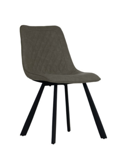 Retro Dining Chair - Pale Oyster