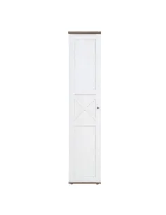 Capri 1 Door Single Wardrobe - Pine/Oak