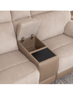 Chriki 2 Corner 2 Sofa - 2 Tone Grey 2