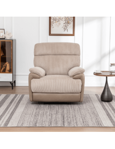 Chriki Power Recliner Armchair - 2 Tone Grey 2