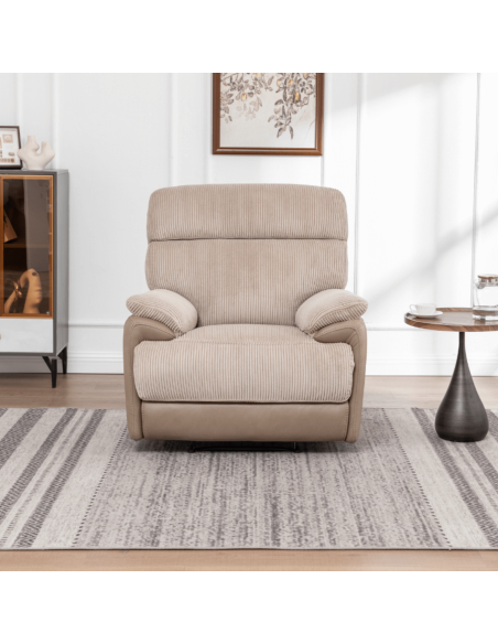 Chriki Power Recliner Armchair - 2 Tone Grey