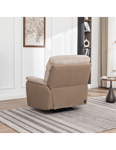 Chriki Power Recliner Armchair - 2 Tone Grey