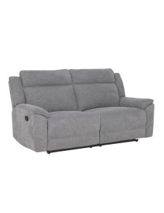 Leona 3 Seater Recliner Sofa - Grey