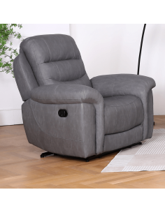 Lucas Electric Recliner Armchair - Grey