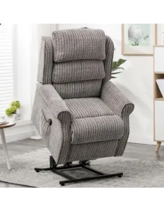 Drancy Dual Motor Lift & Tilt Armchair - Latte 2