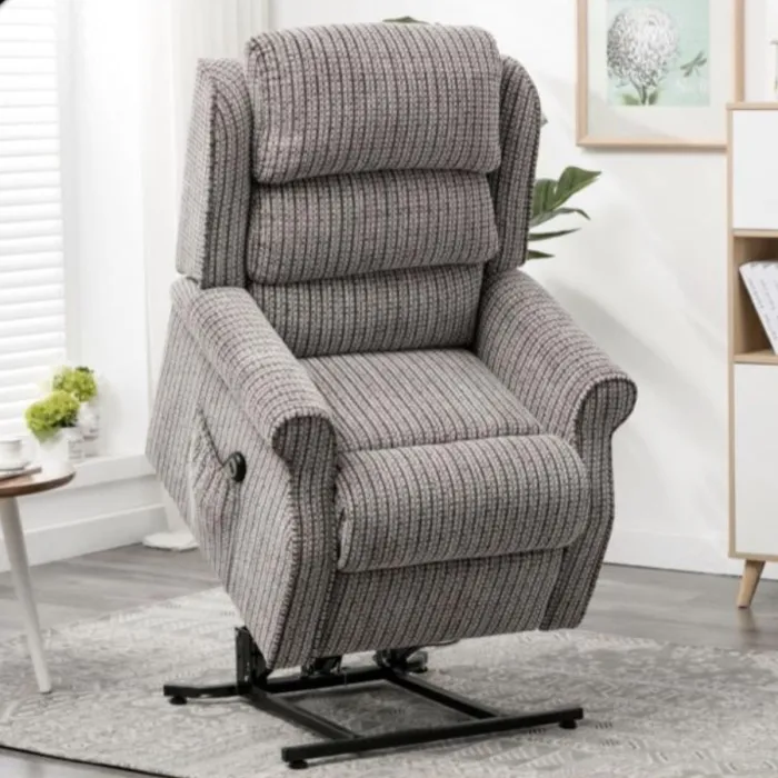 Drancy Dual Motor Lift & Tilt Armchair - Latte
