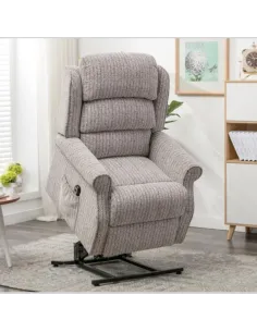 Drancy Dual Motor Lift & Tilt Armchair - Natural 2