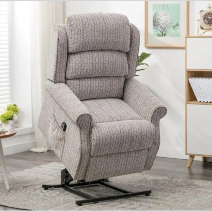 Drancy Dual Motor Lift & Tilt Armchair - Natural