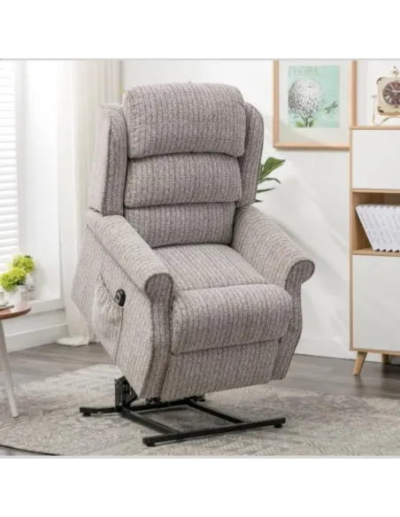 Drancy Dual Motor Lift & Tilt Armchair - Natural