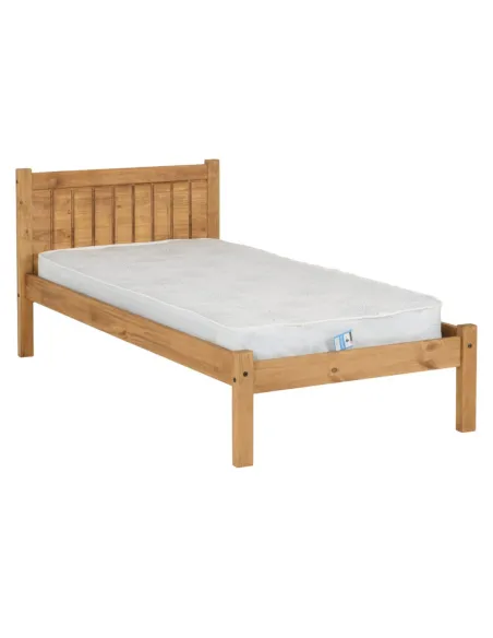 Maya 3ft Bedframe - Distressed Waxed Pine