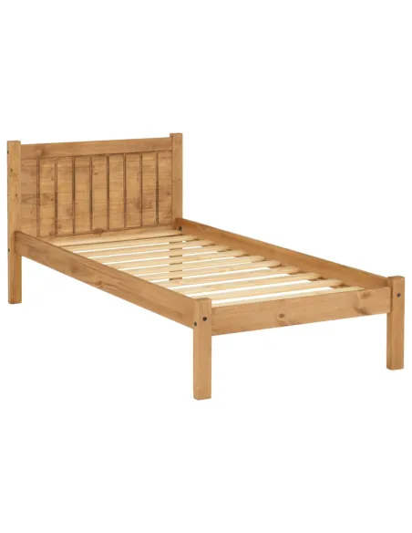 Maya 3ft Bedframe - Distressed Waxed Pine