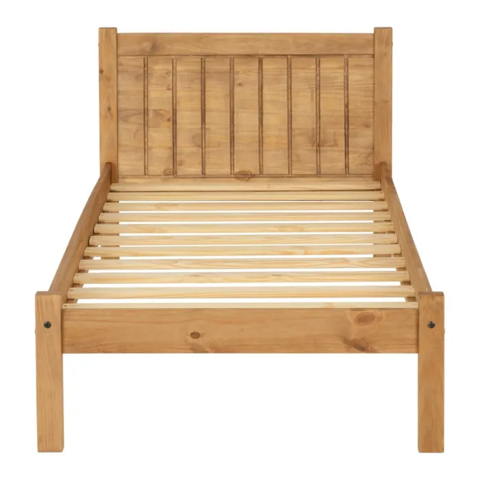 Maya 3ft Bedframe - Distressed Waxed Pine