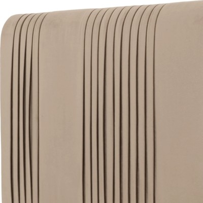 Maine 5ft Bed - Taupe Velvet Fabric