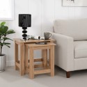 Tessa Nest Of 2 Tables - Natural Oak Effect