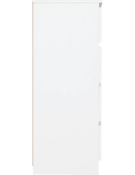 Malvern 3+2 Drawer Chest - White