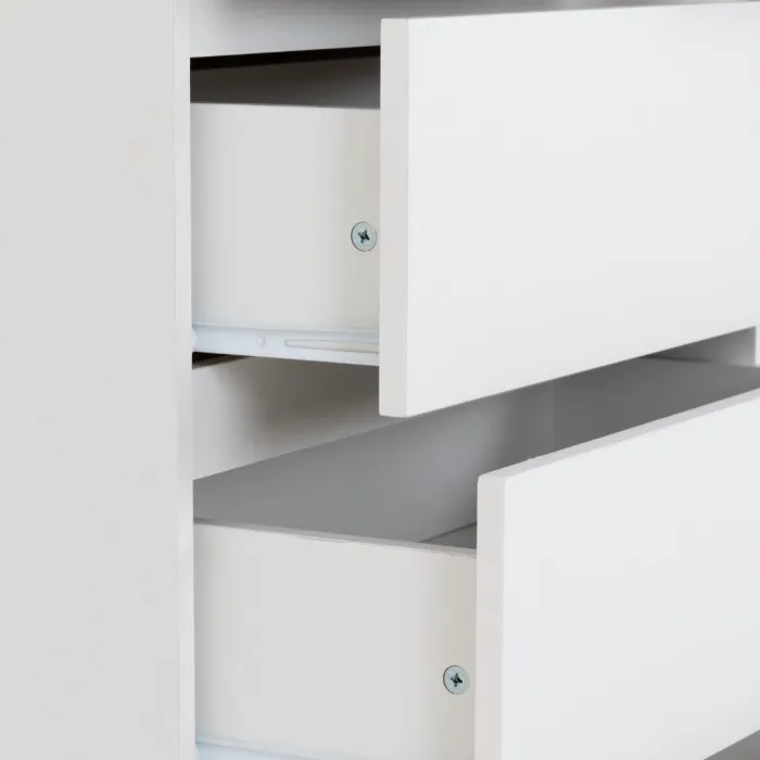 Malvern 3+2 Drawer Chest - White