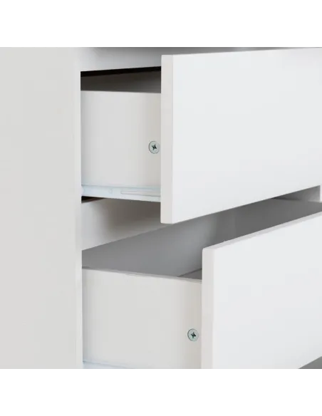 Malvern 3+2 Drawer Chest - White