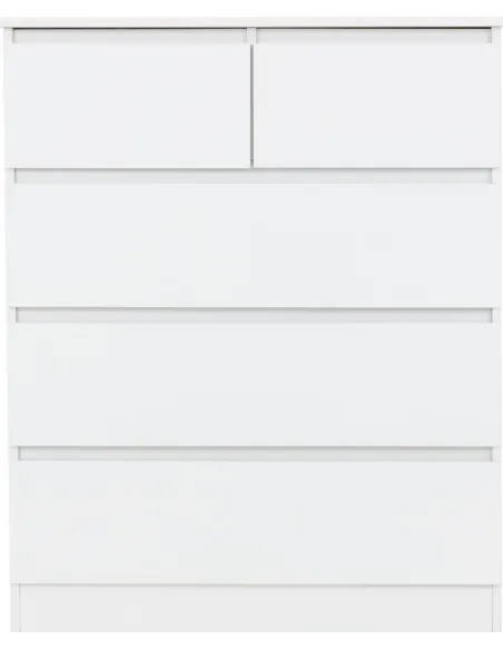 Malvern 3+2 Drawer Chest - White