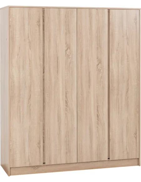 Malvern 4 Door Wardrobe - Sonoma Oak Effect