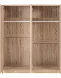 Malvern 4 Door Wardrobe - Sonoma Oak Effect 2