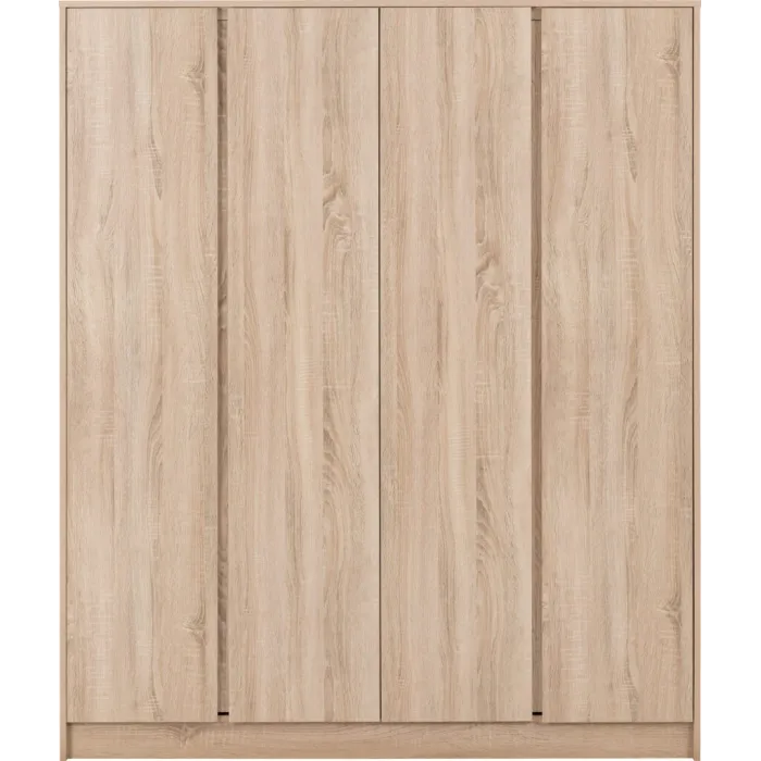 Malvern 4 Door Wardrobe - Sonoma Oak Effect
