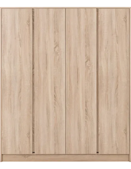 Malvern 4 Door Wardrobe - Sonoma Oak Effect