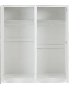 Malvern 4 Door Wardrobe - White 2