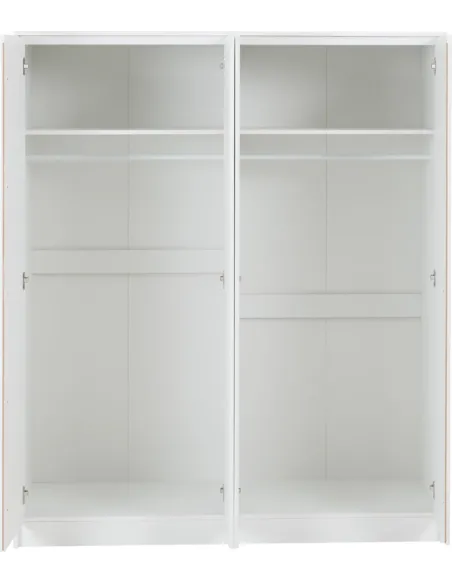 Malvern 4 Door Wardrobe - White