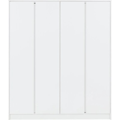 Malvern 4 Door Wardrobe - White
