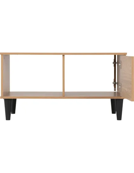 Tessa 1 Door Coffee Table - Natural Oak Effect