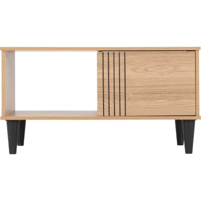 Tessa 1 Door Coffee Table - Natural Oak Effect