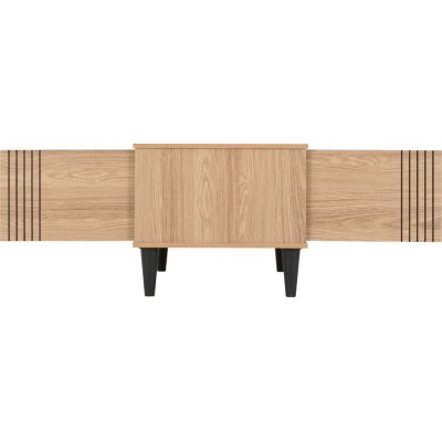 Tessa 1 Door Coffee Table - Natural Oak Effect