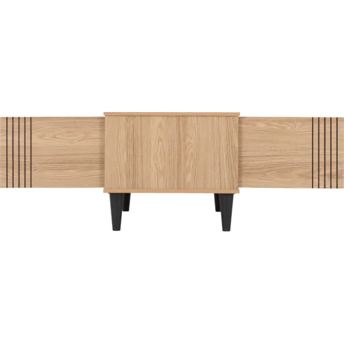 Tessa 1 Door Coffee Table - Natural Oak Effect