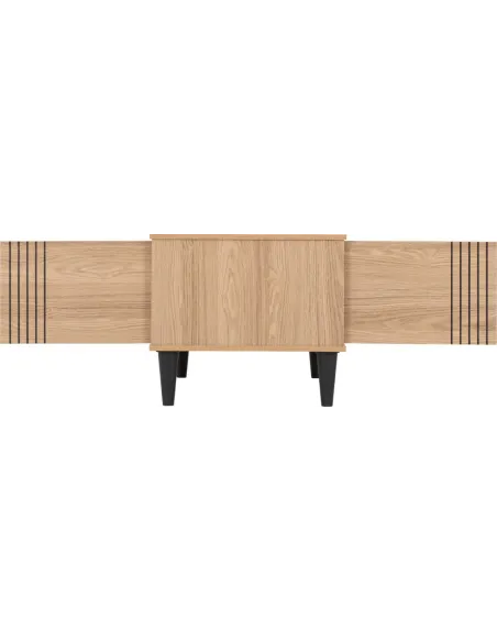 Tessa 1 Door Coffee Table - Natural Oak Effect