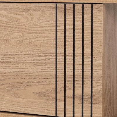 Tessa 1 Door Coffee Table - Natural Oak Effect