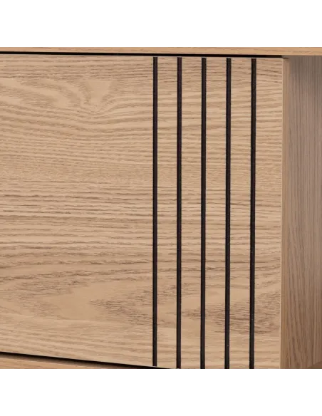 Tessa 1 Door Coffee Table - Natural Oak Effect