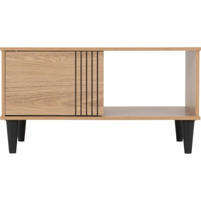 Tessa 1 Door Coffee Table - Natural Oak Effect