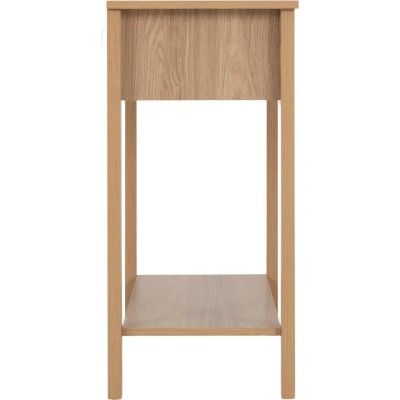 Tessa 2 Drawer Console Table - Natural Oak Effect